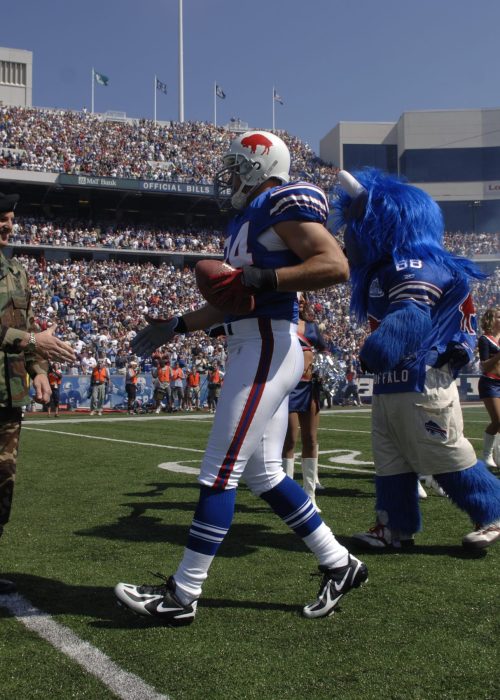 911 Ceremonial NFL Buffalo Bills Game Ball Presentaion